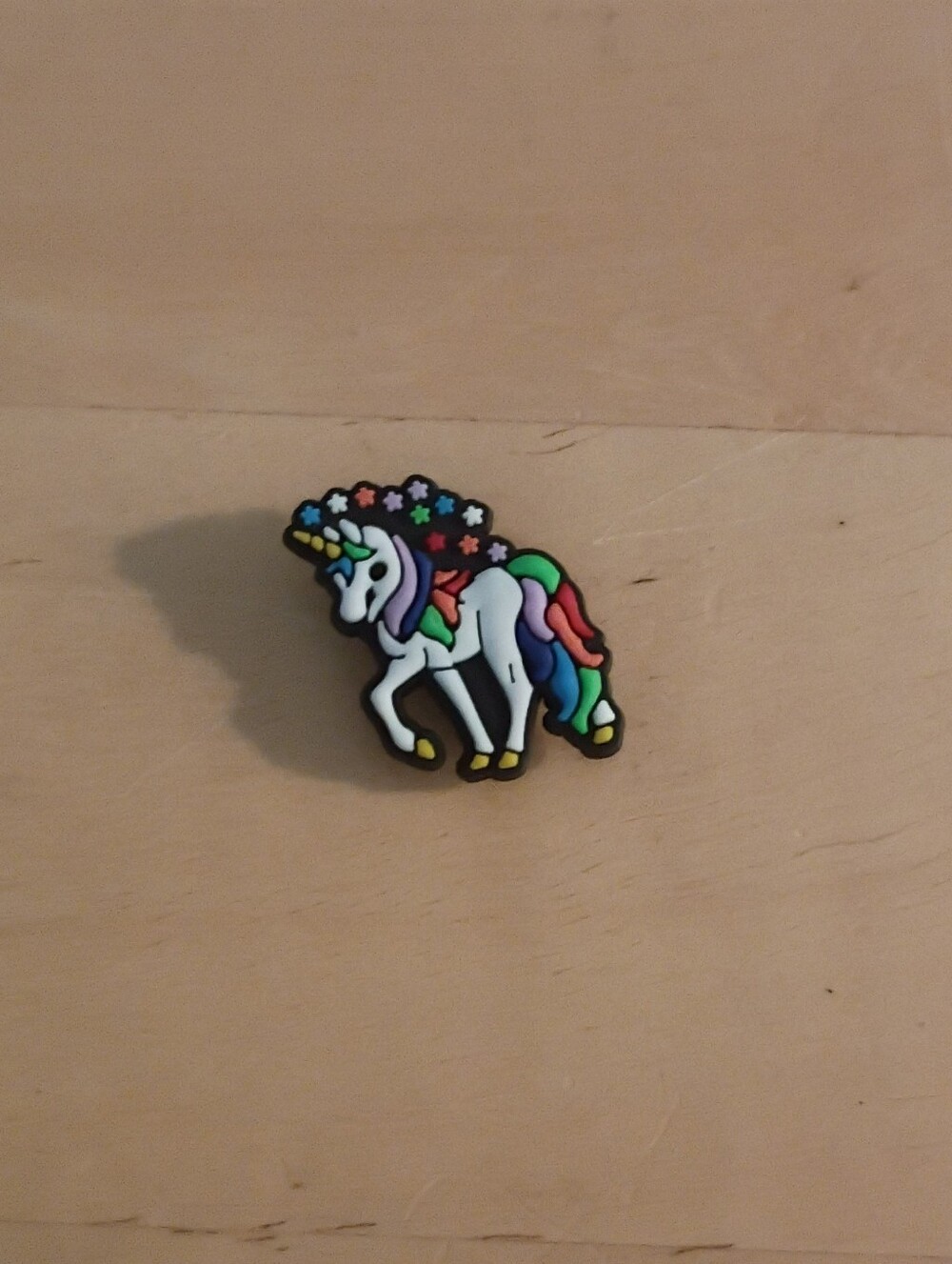 10 for $10 Jibbitz Croc Charms - Unicorn w/ Multicolored Hair & Stars - New